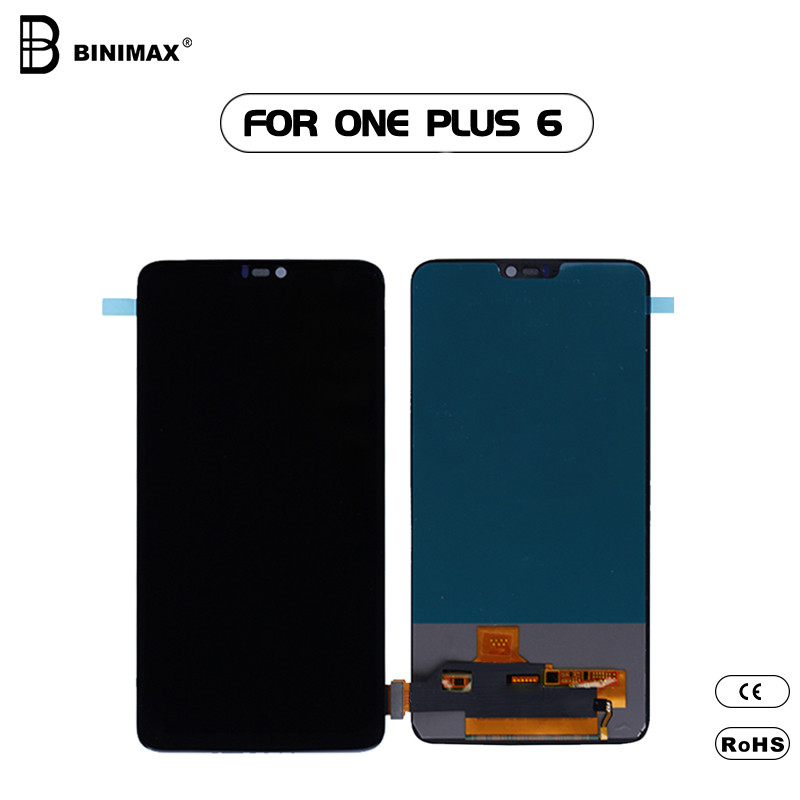 Moduły ekranu SmartPhone LCD Wyświetlacz BINIMAX dla telefonu komórkowego ONE PLUS 6