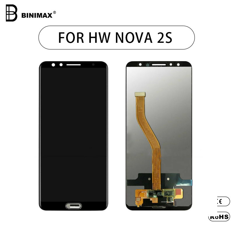 Komórkowy ekran LCD Binimax zastępuje wyświetlacz HW nova 2s